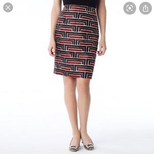 Florence Broadhurst for Kate Spade pencil skirt